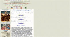 Desktop Screenshot of ecumenicalrosary.org